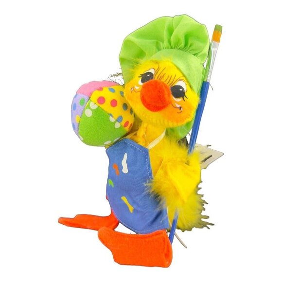 Annalee Other - 2016 Annalee Dolls Whimsical Figurine Artist Duck W Tags Bird With Paint Brush
